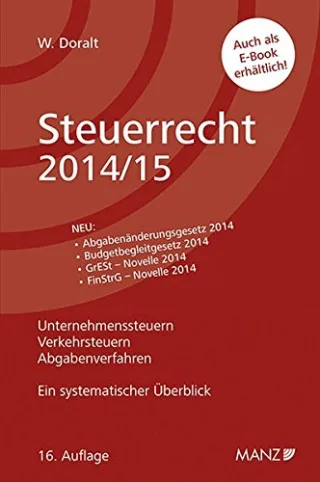 Steuerrecht 2014/15: Ein systematischer Überblick.