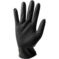 Stronghand Einweghandschuhe Einmalhandschuhe Power Grip Nitril (Box, Box) puderfrei/lebensmittelgeeignet