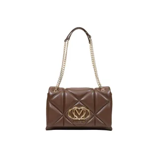 Love Moschino Braune Polyethylen-Handtasche
