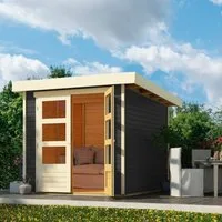 Karibu Gartenhaus Arnis 2, BxT: 242x238 cm, Made in Germany