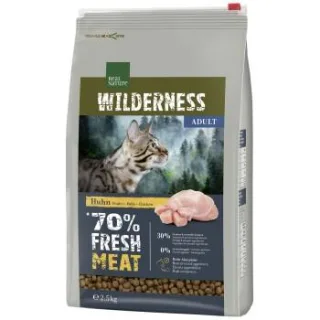 REAL NATURE WILDERNESS Trockenfutter Katze, Adult, Fresh Meat, Huhn 2,5 kg