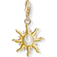 THOMAS SABO Kettenanhänger Thomas Sabo Damen-Charm 925er Silber 1 Perlmutt