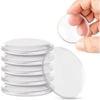 ECENCE Wandtürstopper 6x Türpuffer Türstopper selbstklebend 50mm (6 St)
