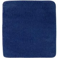 NYVI Badematte WC Vorleger ohne Ausschnitt NYVISpa Lasalle Navy Toiletten Teppich, Höhe 20 mm, Polyester, Rutschfest, Saugstark, Schnell Trocknend, Fußbodenheizung geeignet