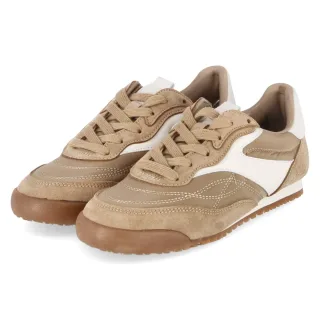 Bullboxer Low Sneaker - Gr. 36 - Beige - Synthetik, Leder & Textil