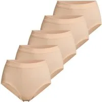 ESGE - Die Wäsche-Macher Taillenslip 5er-Pack Basic - Feinripp (Spar-Set, 5-St) Taillenslip - Baumwolle