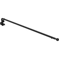 INTERDECO Schwenkstange Cassina, ausziehbar, Wandmontage, Metall, Schwarz, 2 Stk / Packung, 13/9