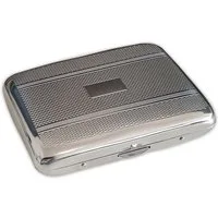 Coumo Sammleretui Zigarettenetui, Venetian Design, Antik Dekor, Fabe: Silber, Metall