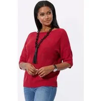 Witt Strickpullover Pullover Kurzarm Mustermix gestrickt