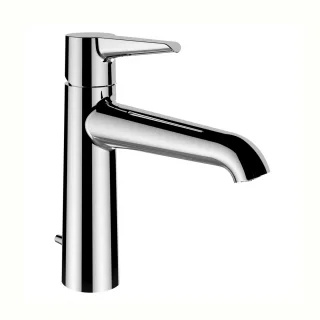 LAUFEN Waschtischarmatur halbhohe Ausführung PURE Festauslauf Ausladung 140mm Höhe: 190 mm mit Ablau HF901703100000