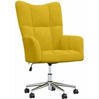 vidaXL Sessel Relaxsessel Senfgelb Samt (1-St)