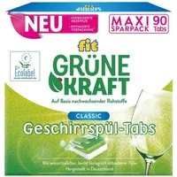 FIT Grüne Kraft Classic Spülmaschinentabs (90 Tabs)