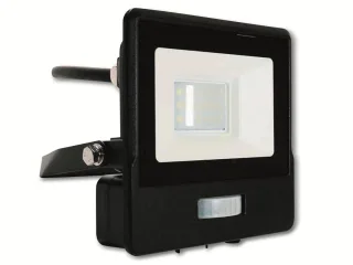 V-TAC LED-Fluter, Bewegungsmelder VT-118S-1 (20282) EEK: F, 10W, 735 lm, 6500K, schwarz