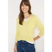CECIL Strickpullover mit V-Ausschnitt