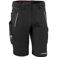 Qualitex Workwear Arbeitsshorts Handwerker-Shorts IRON mit 13 Taschen aus Lyocell, Cordura & Stretch (1-tlg) moderne, kurze Arbeitshose - Strapazierfähig - Funktional-Erweiterbar