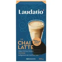 LAUDATIO Tee Chai Latte - Vanille-Zimt, Milchtee-Getränk, 10x 25 g Getränkepulversticks
