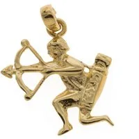Bella Carina Sternzeichenanhänger Anhänger Schütze Sternzeichen aus 585 Gold 14 Karat, 585 Gold