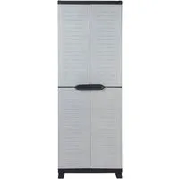 Kreher Mehrzweckschrank Kunststoffschrank der Elite Serie mit 4 verstellbaren Einlegeböden