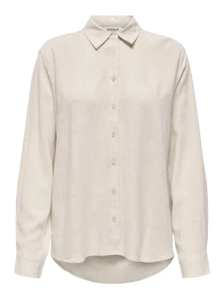 ONLY - ONLSIESTA LS LINEN BL SHIRT PNT moonbeam - Gr. - M