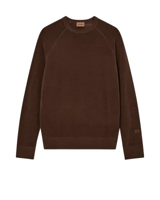mos mosh gallery - MMGPablo Wool Knit brown latte - Gr. - XL