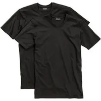 redfield Rundhalsshirt Rundhals T-Shirt Doppelpack von Redfield in schwarz