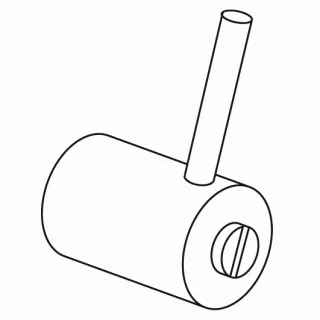 KWC Hebelgriff GASTRO D30, chromeline mit Schraube Z.532.657,532711 532711