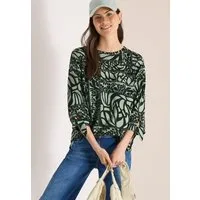 CECIL Klassische Bluse mit 3/4 Ärmeln