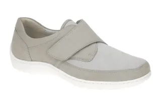 Waldl?ufer 496H31 HENNI Damen Slipper Grau Stein/Silber Weit-Fu?bett - OrthoT...