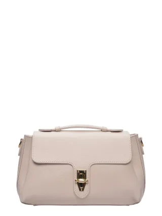 Roberta M Beige Rindsledertasche