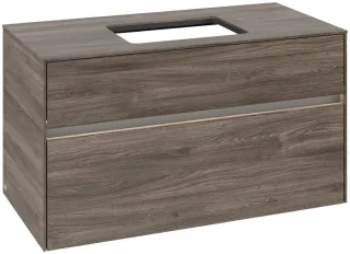 Villeroy & Boch Waschtischunterschrank Collaro C109B0 1000x548x500mm mit Beleuchtung Stone Oak C109B0RK