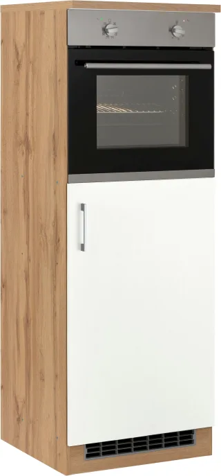 KOCHSTATION Backofen/Kühlumbauschrank "KS-Colmar" 60 cm breit, 165 cm hoch, für Einbaukühlschrank und Einbaubackofen