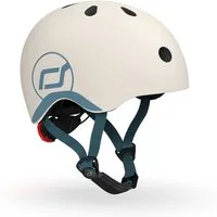 Scoot and Ride Kinderhelm Helm XXS ash 1-3 Jahre, Babyhelm, Roller Scooter Tretroller Helm