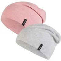 Sterntaler® Beanie OCS Beanie Doppelpack (1-St) Kindermütze aus weichem Melange-Singlejersey im Doppelpack