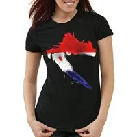 style3 T-Shirt Flagge Kroatien Fußball Sport Croatia WM EM Fahne