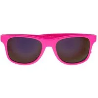 Widmann S.r.l. Verkleidungsmaske 80er Jahre Brille mit Revo Gläsern, Neon Pink