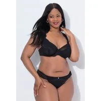 Ulla Popken Slip TruYou Midislip Satin Musterspitze