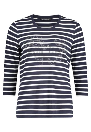 Betty Barclay - Ringelshirt blau - Gr. - 36
