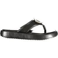 Laura Biagiotti Zehentrenner Elegante Damensandale: Schwarze