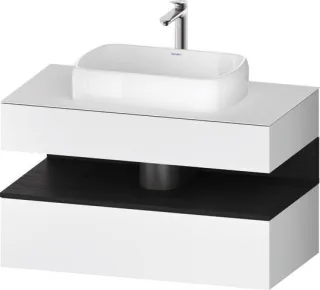 Duravit Qatego Konsolenwaschtischunterbau wandhängend Weiß Matt 1000x550x600 mm - QA4731016180010 QA4731016180010