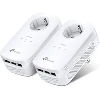 tp-link TL-PA8030P KIT Netzwerk-Adapter, AV1300 Gigabit Powerline Adapter KIT mit Steckdose