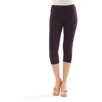 SYS Caprileggings Damen 3/4 Capri Leggings Leggins kurze Knie Hose Baumwolle