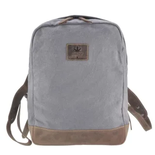 Rucksack Hanf 28x36cm "Vintage Hemp" grau Greenburry 5922-29