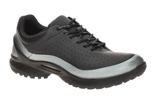 Ecco Damenschuhe 85082354477 schwarz buffed silver/black wasserdicht Outdoor ...