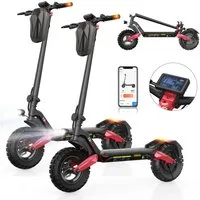 iscooter E-Scooter Elektro-Roller für den Geländeeinsatz 80-100km Reichweite, 500,00 W, 20,00 km/h, (2 tlg), 15Ah,doppelte Stoßdämpfung, klappbar, bis 150 kg belastbar