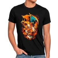 style3 T-Shirt Fire Fury amiibo planet go pokemon ball pikachu