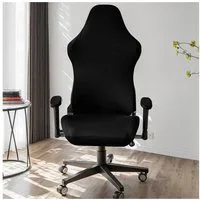 Refttenw Stuhlhusse Elastischer Gaming-Stuhlbezug,Bürostuhlhusse,Sitzbezug,52*63*88cm, wasserabweisend