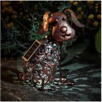 Smart Garden LED Solarleuchte Solarleuchte Silhouette Hund 22 cm
