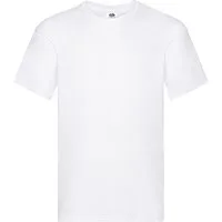 Fruit of the Loom T-Shirt Unterhemd 3er Pack Weiß – Klassischer Rundhals (Spar-Set, 3er-Pack) Rundhalsausschnitt – bequem und angenehm zu tragen