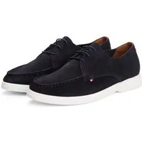 Tommy Hilfiger TOMMY HILFIGER SUEDE MOC T DERBY Schnürschuh, Schnürschuh, Halbschuh, Businesschuh mit Mokassin-Naht