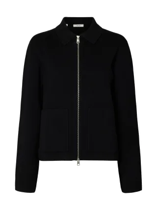 selected women - SLWMIKA LS KNIT CARDIGAN Black - Gr. - M